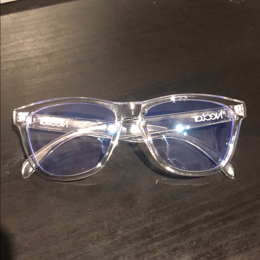 Nectar Blue Blocker Clear Wayfarer Glasses